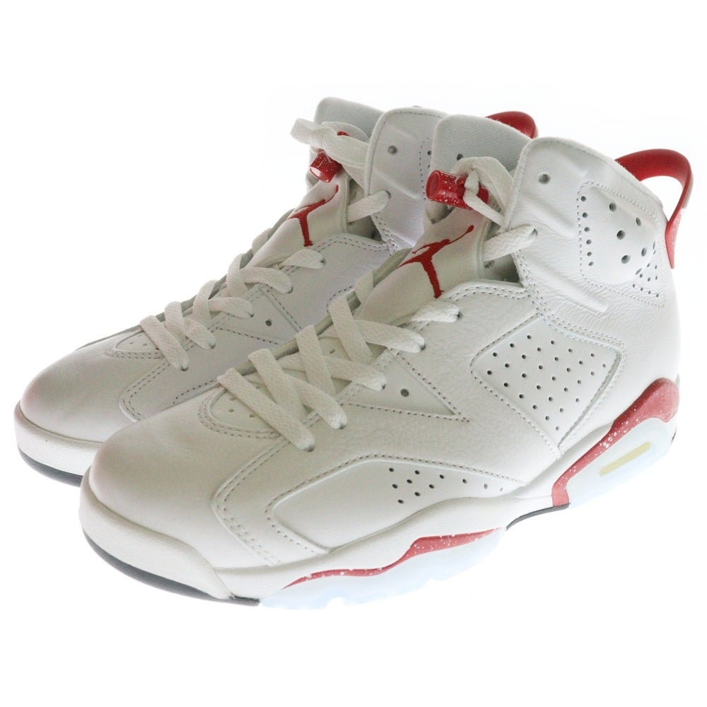 NIKE(ナイキ) AIR JORDAN 6 WHITE AND UNIVERSITY Red/Red Oreo CT8529-162 エアジョーダン 6 ホワイト アンド ユニバーシティハイカットスニーカー シューズ US8/26cm