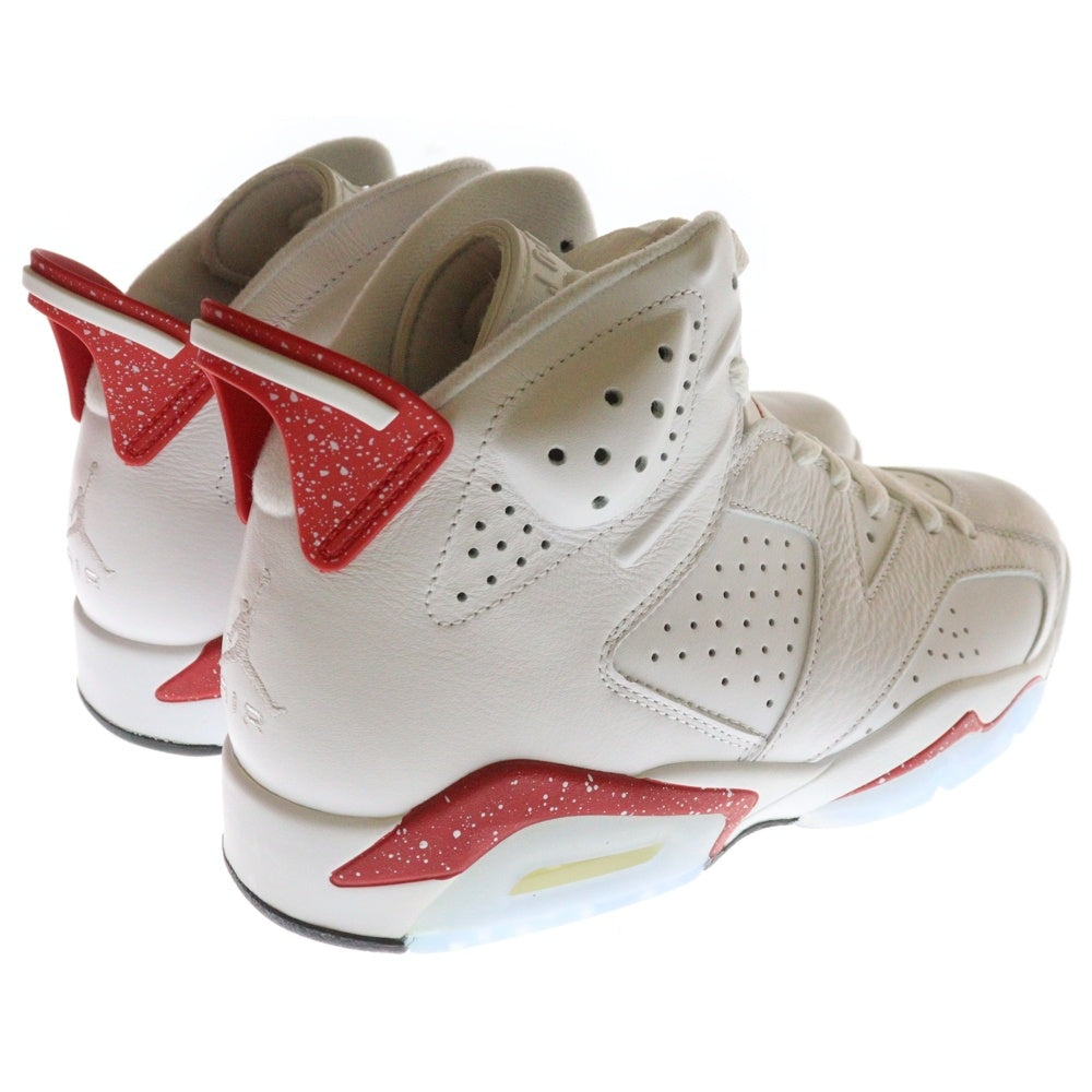 NIKE(ナイキ) AIR JORDAN 6 WHITE AND UNIVERSITY Red/Red Oreo CT8529-162 エアジョーダン 6 ホワイト アンド ユニバーシティハイカットスニーカー シューズ US8/26cm