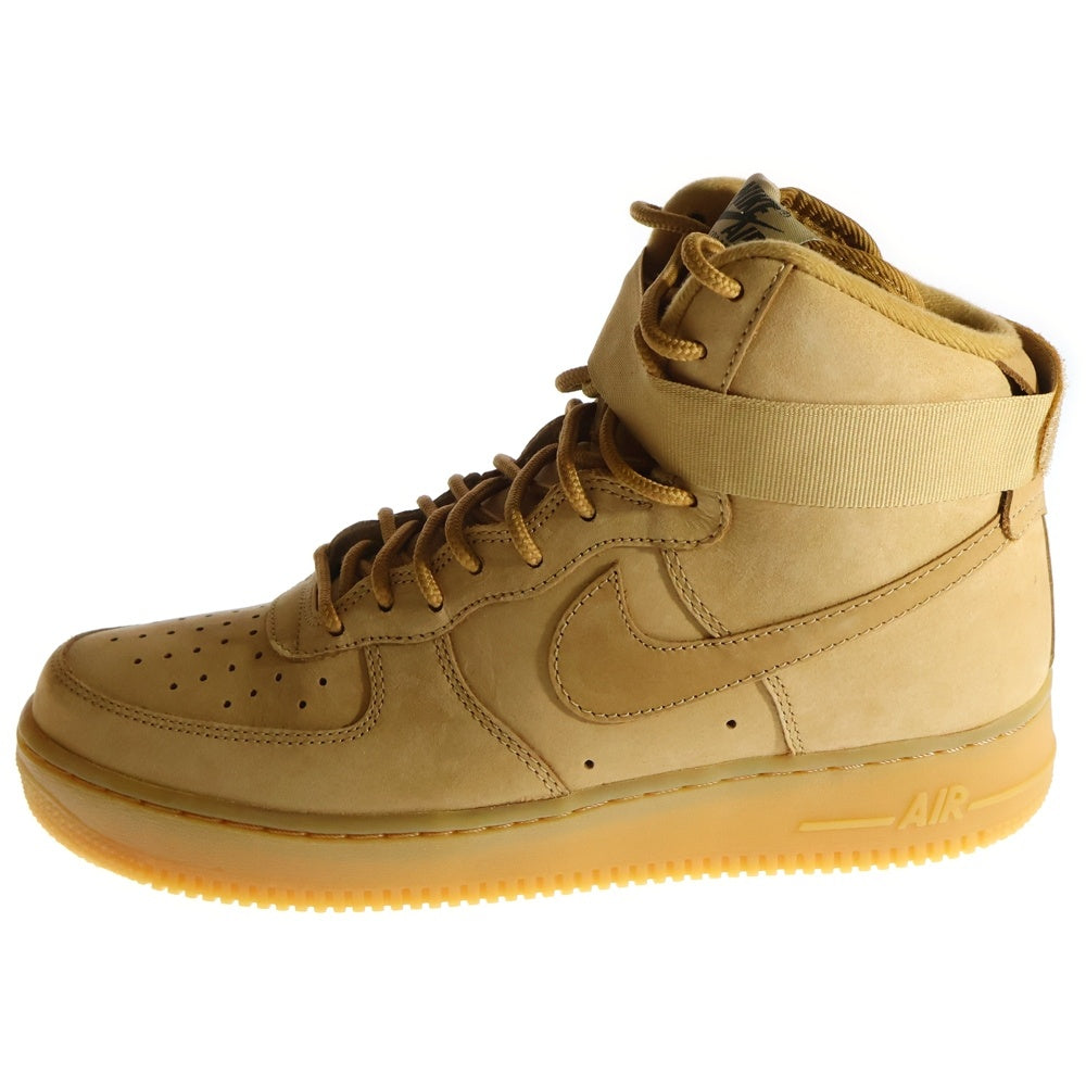 NIKE(ナイキ) 【観賞用2015年製】AIR FORCE 1 HIGH 07 LV8 06403-200 ナイキ エアフォース1 フラックス ハイカットスニーカー シューズ ブラウン US8/26cm