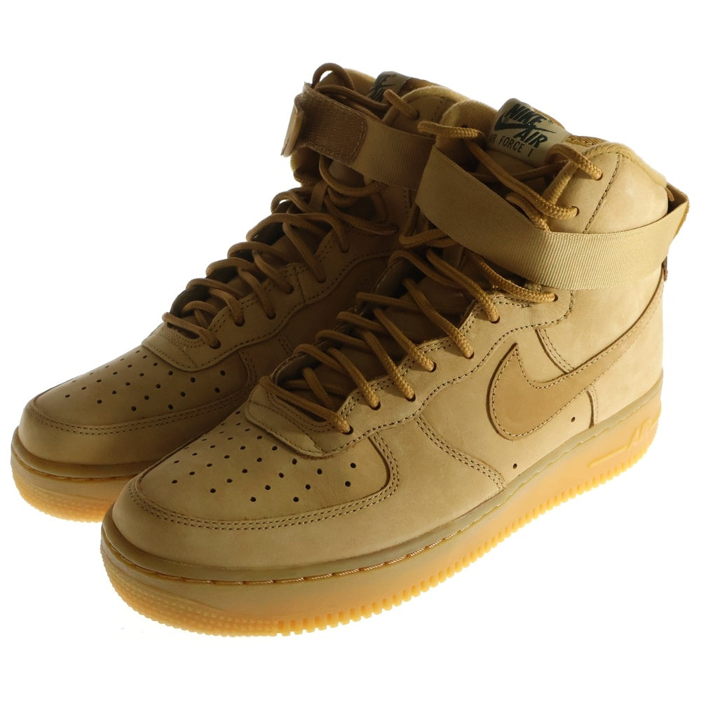 NIKE(ナイキ) 【観賞用2015年製】AIR FORCE 1 HIGH 07 LV8 06403-200 ナイキ エアフォース1 フラックス ハイカットスニーカー シューズ ブラウン US8/26cm