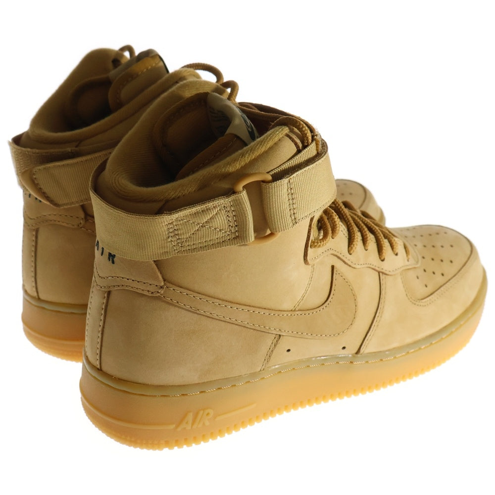 NIKE(ナイキ) 【観賞用2015年製】AIR FORCE 1 HIGH 07 LV8 06403-200 ナイキ エアフォース1 フラックス ハイカットスニーカー シューズ ブラウン US8/26cm