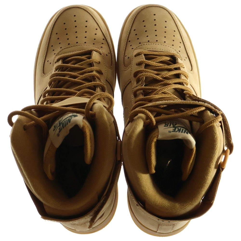 NIKE(ナイキ) 【観賞用2015年製】AIR FORCE 1 HIGH 07 LV8 06403-200 ナイキ エアフォース1 フラックス ハイカットスニーカー シューズ ブラウン US8/26cm