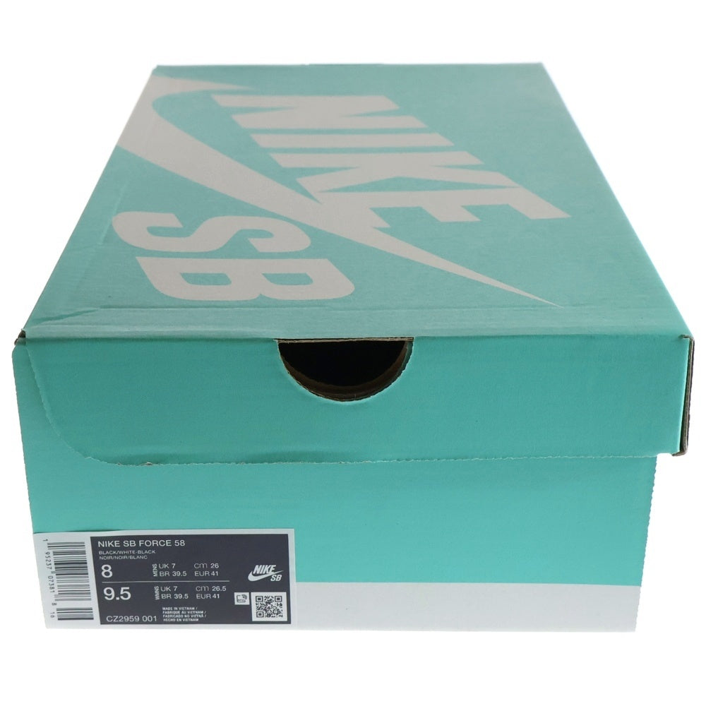 NIKE SB(ナイキエスビー) FORCE 58 CZ2959-001 フォース58 ローカットスニーカー シューズ ブラック US8/26cm