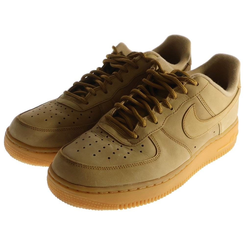 NIKE(ナイキ) AIR FORCE 1 07 WB FLAX AA4061-200 エアフォース1 フラックス ローカットスニーカー シューズ ブラウン US8/26cm