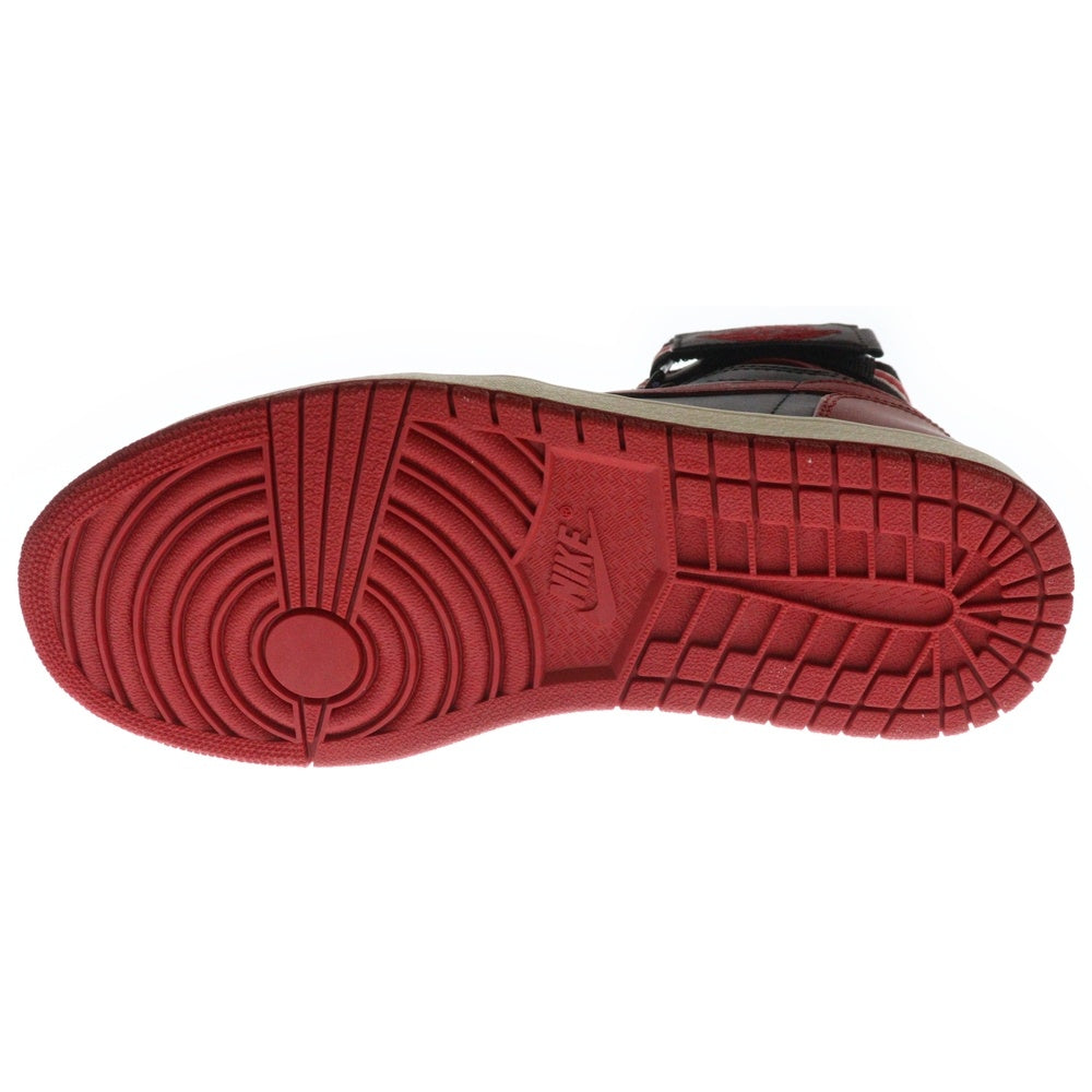 NIKE(ナイキ) 【観賞用2008年製】 AIR JORDAN 1 HIGH STRAP BRED 342132-061 エアジョーダン 1 ストラップ ブレッド ハイカットスニーカー シューズ ブラック/レッド US8/26cm
