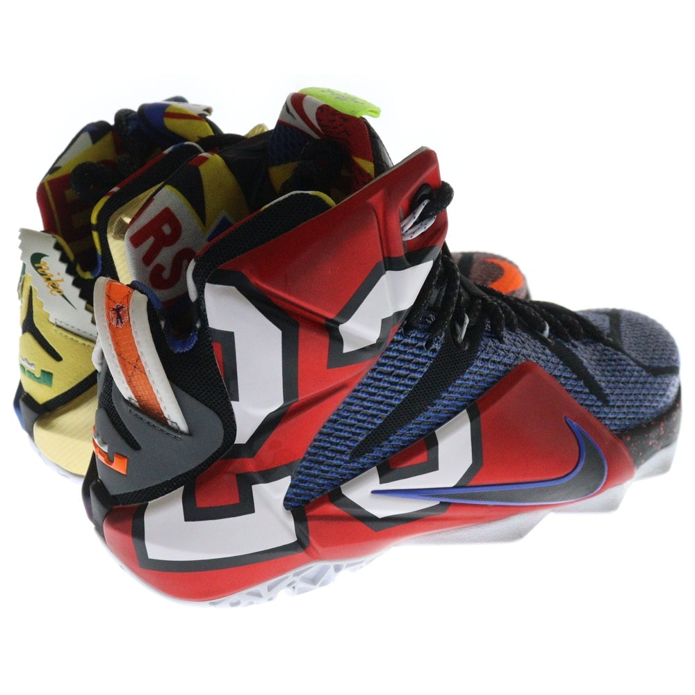 NIKE(ナイキ) 【観賞用 2015年製】LEBRON 12 SE802193-909 レブロン12 ハイカットスニーカー シューズ マルチカラー US8/26cm