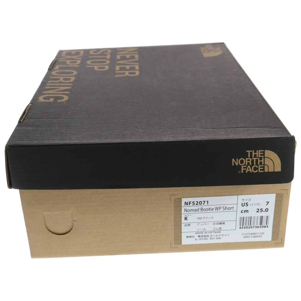 THE NORTH FACE(ザノースフェイス) Nomad Bootie WP Short NF52071 ノマドブーティー ショートブーツ ブラック US7/25cm