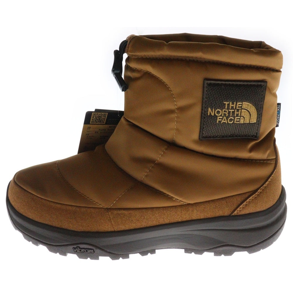 THE NORTH FACE(ザノースフェイス) Nuptse Bootie WP Logo Short NF52076 ヌプシブーティ 中綿入りウィンターブーツ ブラウン US7/25cm