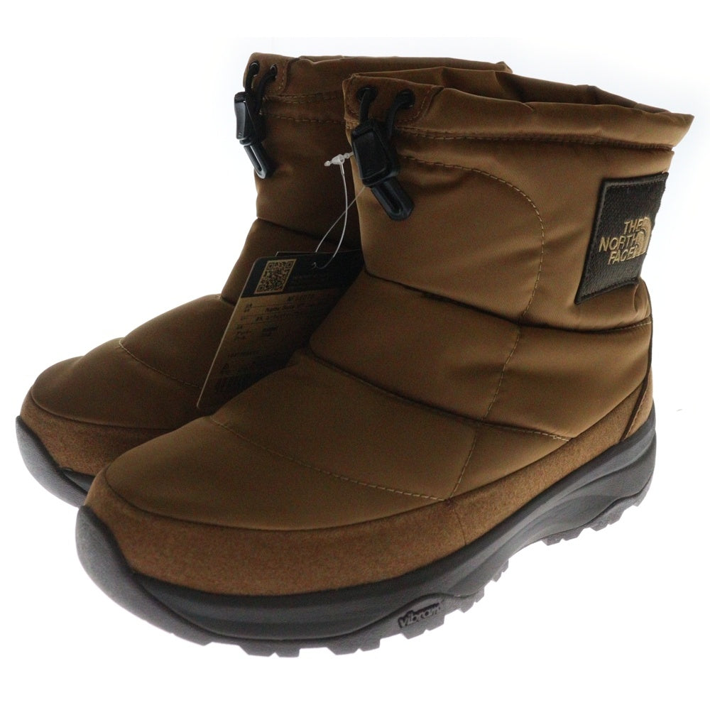 THE NORTH FACE(ザノースフェイス) Nuptse Bootie WP Logo Short NF52076 ヌプシブーティ 中綿入りウィンターブーツ ブラウン US7/25cm