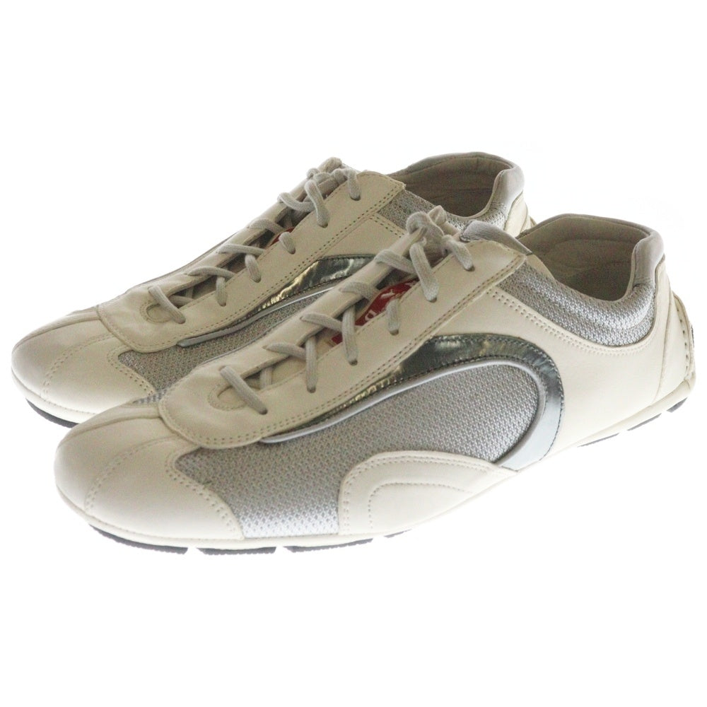 PRADA SPORT(プラダ スポーツ) CALZATURE UOMO 4E1165 ドライビングシューズ ローカットスニーカー シューズ ホワイト