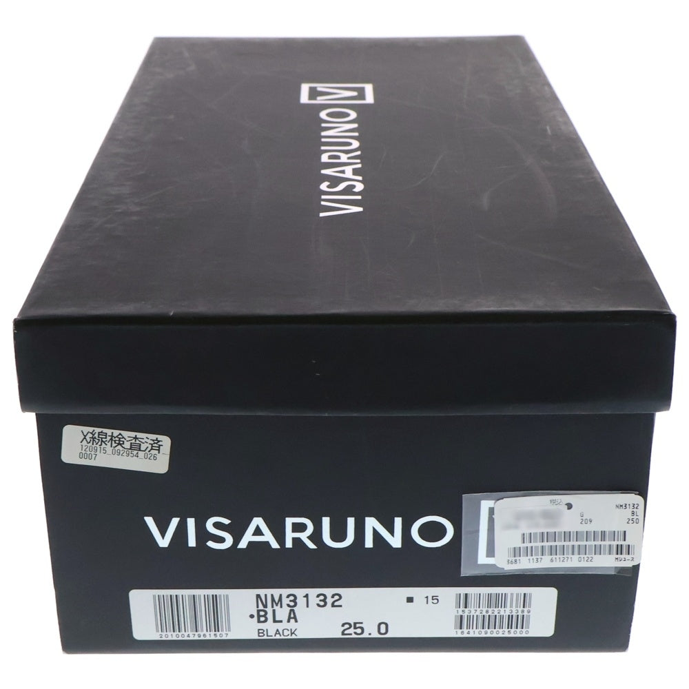 VISARUNO(ビサルノ) LEATHER SHOES ビジネスシューズ レザー ブラック NM3132