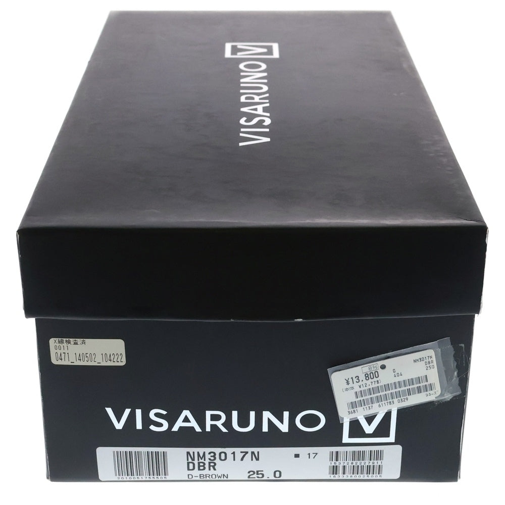 VISARUNO(ビサルノ) LEATHER SHOES ビジネスシューズ レザー ブラウン NM3017N