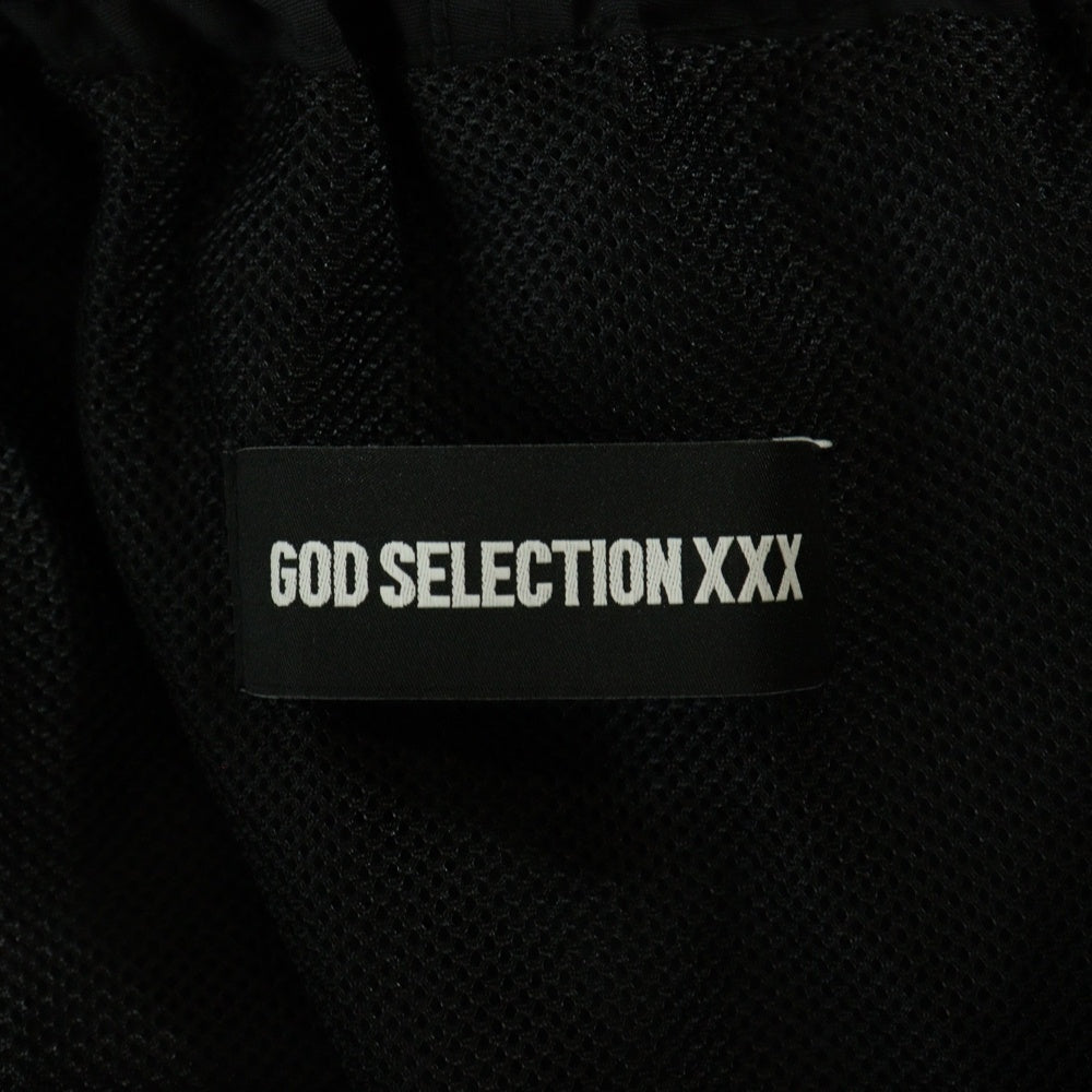 GOD SELECTION XXX(ゴッドセレクショントリプルエックス) NYLON SHORT PANTS ナイロンショートパンツ ショーツ ブラック