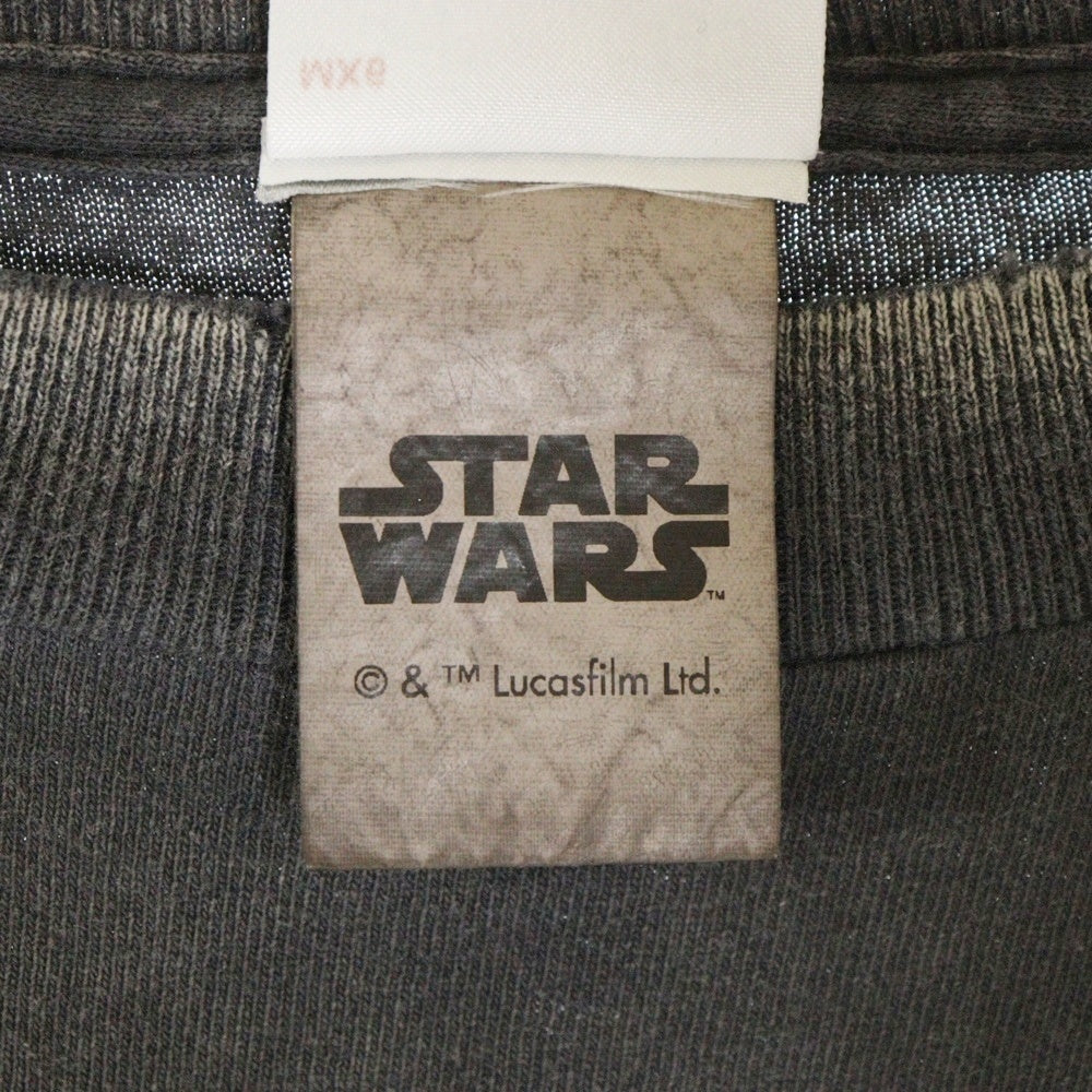 SAINT MICHAEL(セントマイケル) 25SS STAR WARS ANAKIN SW SS TEE スターウォーズ アナキンプリント半袖カットソー 半袖Tシャツ ブラック SM-HR8-0000-C63