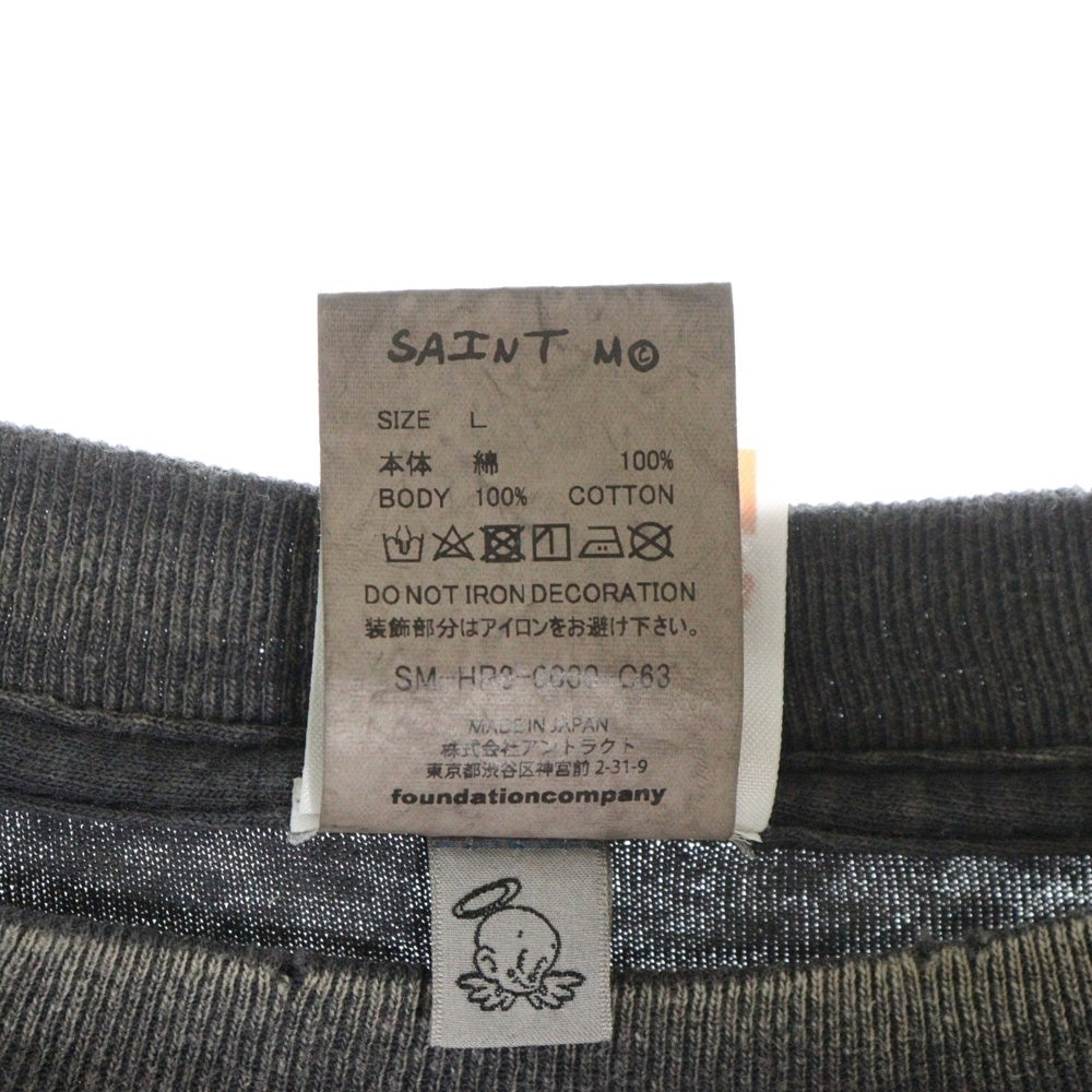 SAINT MICHAEL(セントマイケル) 25SS STAR WARS ANAKIN SW SS TEE スターウォーズ アナキンプリント半袖カットソー 半袖Tシャツ ブラック SM-HR8-0000-C63