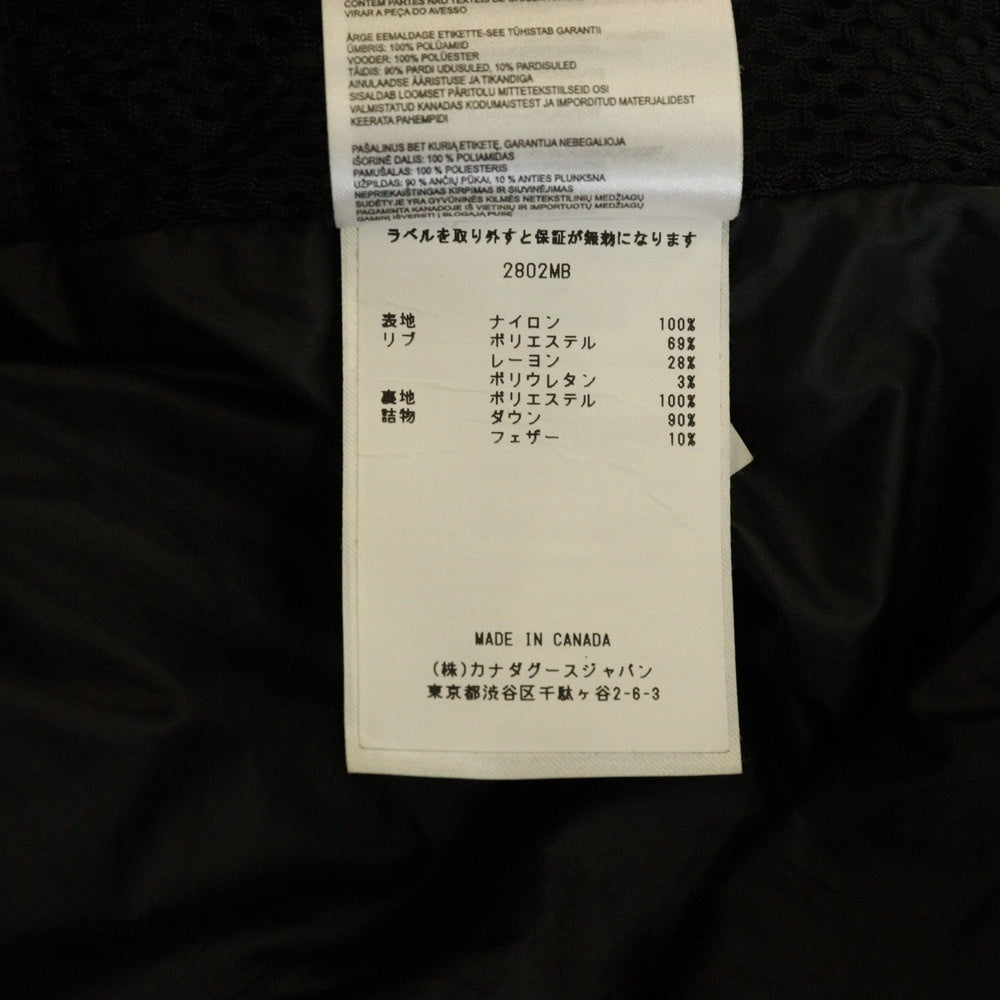 CANADA GOOSE(カナダグース) Lawrence Puffer Jacket ローレンスパファージャケット ダウンジャケット ブラック 2802MB