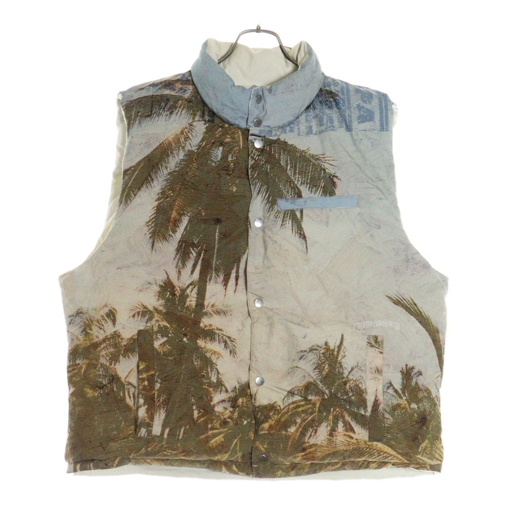STUSSY(ステューシー) xPeter Sutherland REVERSIBLE DOWN VEST ピーターサザーランド リバーシブルダウンベスト マルチカラー 115662