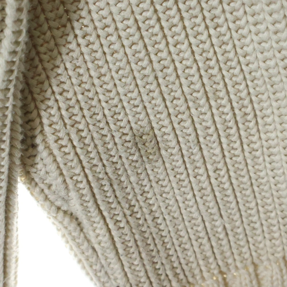 MARTINE ROSE(マーティンローズ) LOGO PRINT SWEATER ビリヤードボールデザインセーター ニット アイボリー S1OMR921W