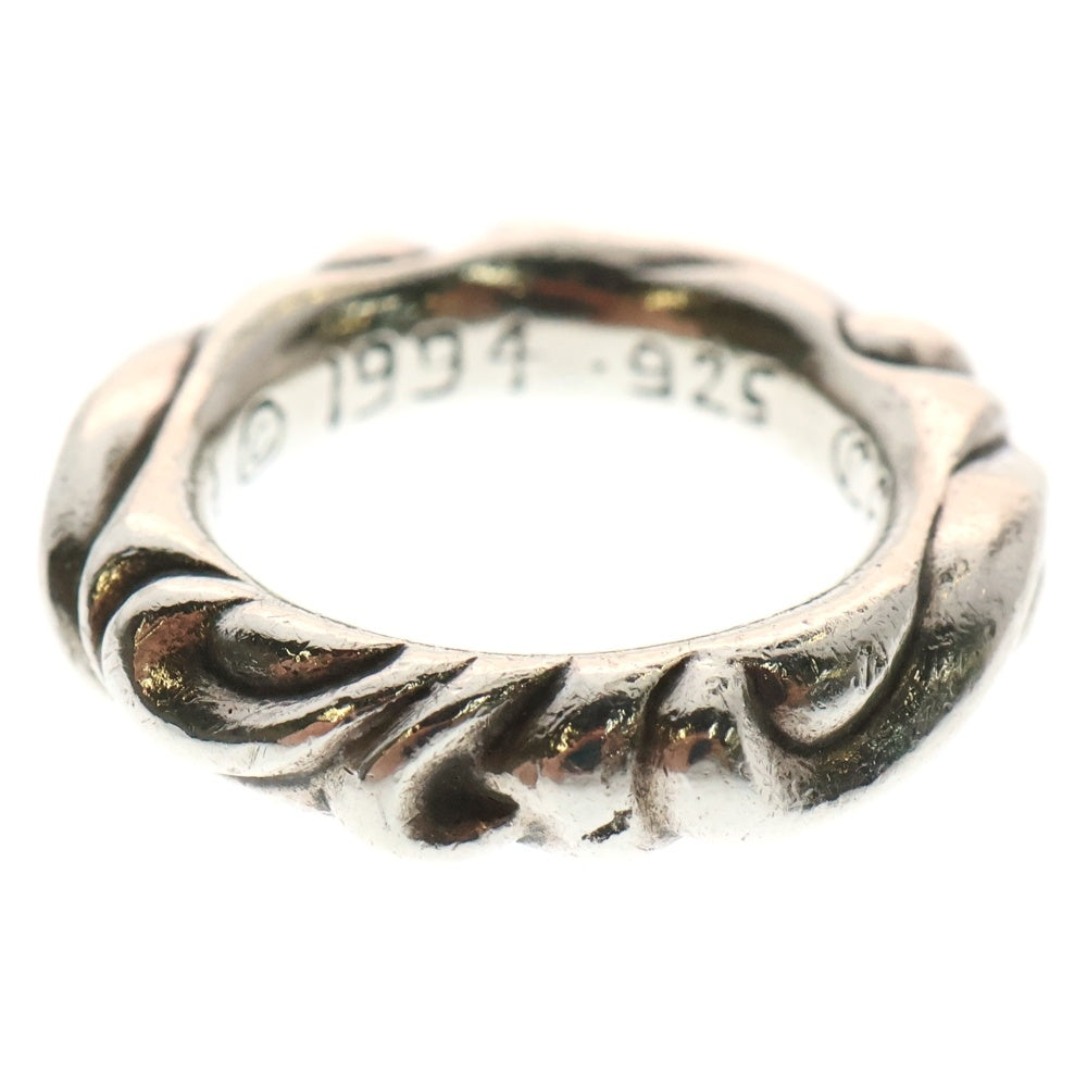 CHROME HEARTS(クロムハーツ) SCRL BAND スクロールバンド リング シルバー BCA351