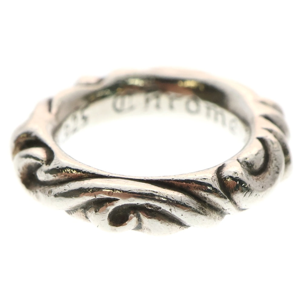 CHROME HEARTS(クロムハーツ) SCRL BAND スクロールバンド リング シルバー BCA351
