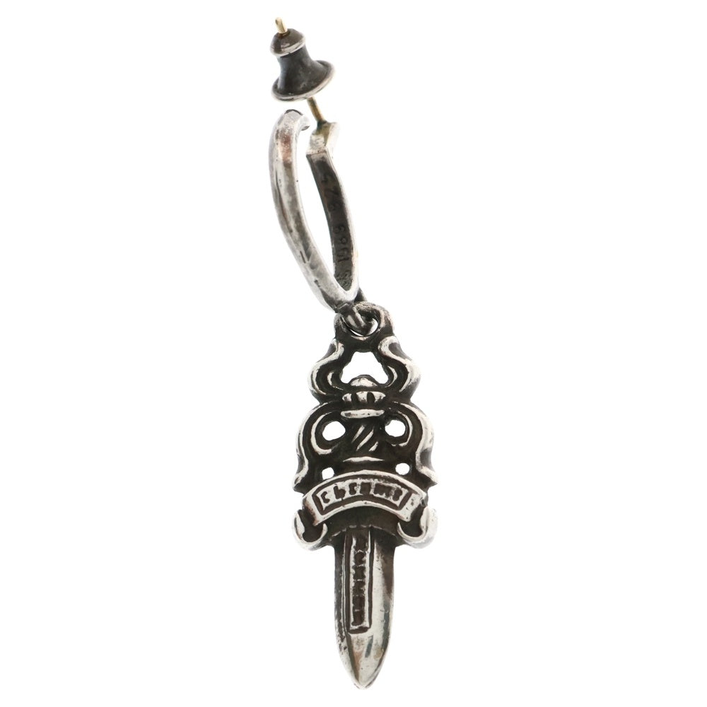CHROME HEARTS(クロムハーツ) No5 DAGGER #5 ダガーフープ ピアス シルバー BCA106