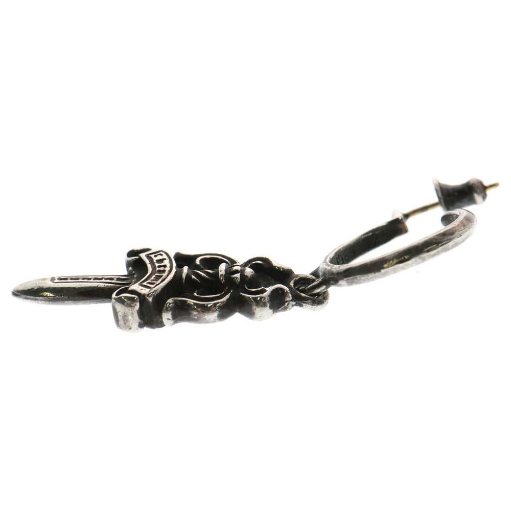 CHROME HEARTS(クロムハーツ) No5 DAGGER #5 ダガーフープ ピアス シルバー BCA106