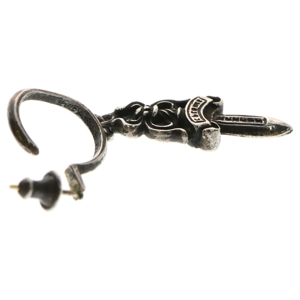 CHROME HEARTS(クロムハーツ) No5 DAGGER #5 ダガーフープ ピアス シルバー BCA106