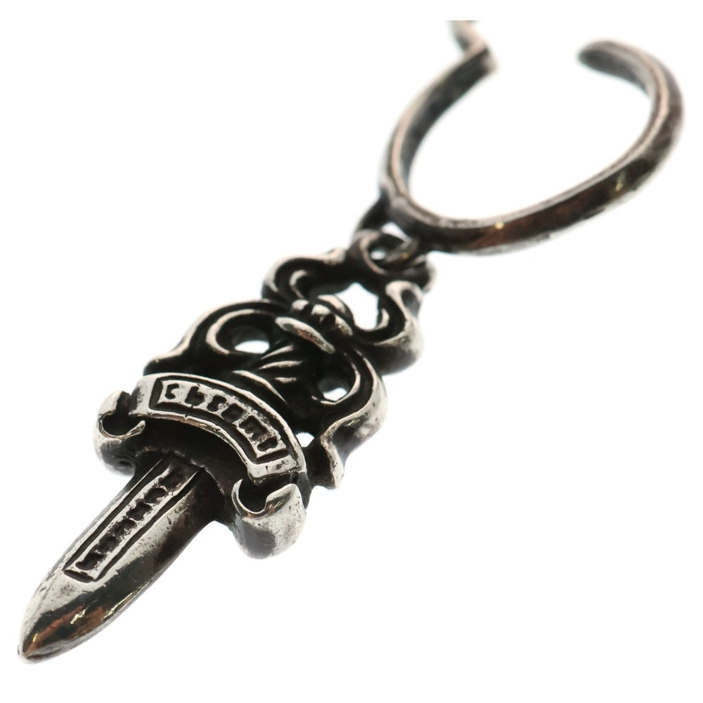 CHROME HEARTS(クロムハーツ) No5 DAGGER #5 ダガーフープ ピアス シルバー BCA106