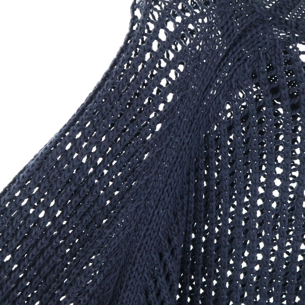 UNUSED(アンユーズド) 3G crew neck mesh knit メッシュニットセーター US1988 ネイビー