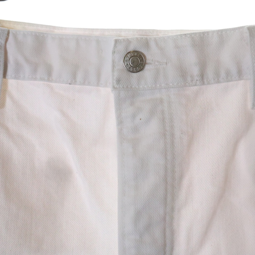 STUSSY(ステューシー) Overdyed Big Ol Jean ビッグオル ボタンフライデニムパンツ 116577 ホワイト
