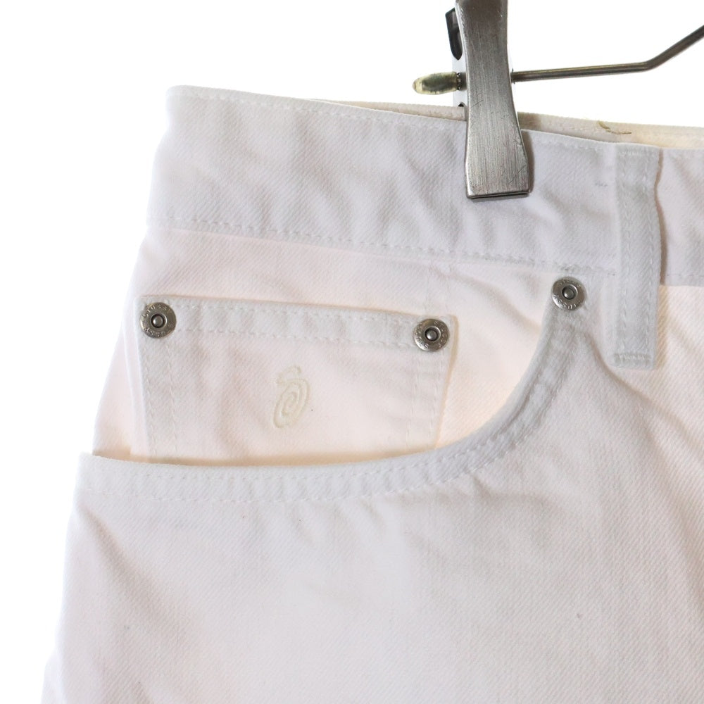 STUSSY(ステューシー) Overdyed Big Ol Jean ビッグオル ボタンフライデニムパンツ 116577 ホワイト