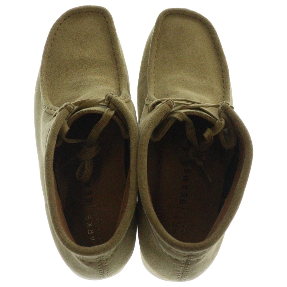 Clarks(クラークス) ×BEAMS Wallabee BtB GTX Maple Suede 61381268 GORE-TEX ワラビー ゴアテックス スエードシューズ ベージュ