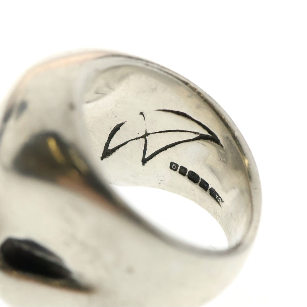 CRAZY PIG(クレイジーピッグ) EVIL SKULL RING LARGE ラージ エビルスカル リング