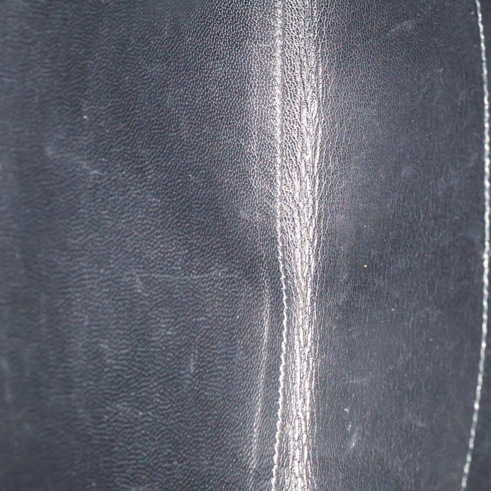 PRADA(プラダ) サフィアーノ トライアングルロゴ クラッチバッグ セカンドバッグ ネイビー