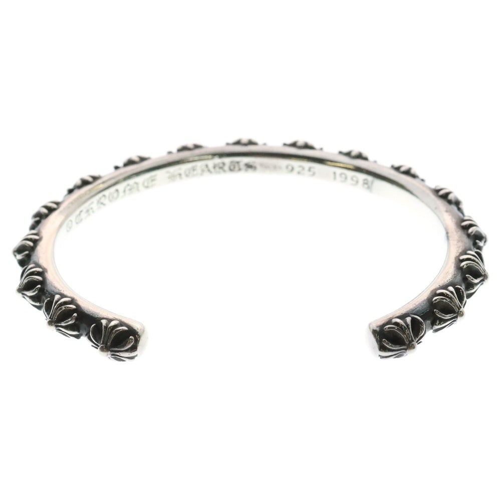 CHROME HEARTS(クロムハーツ) BANGLE CROSS クロスバンドバングル ブレスレット シルバー BCA124