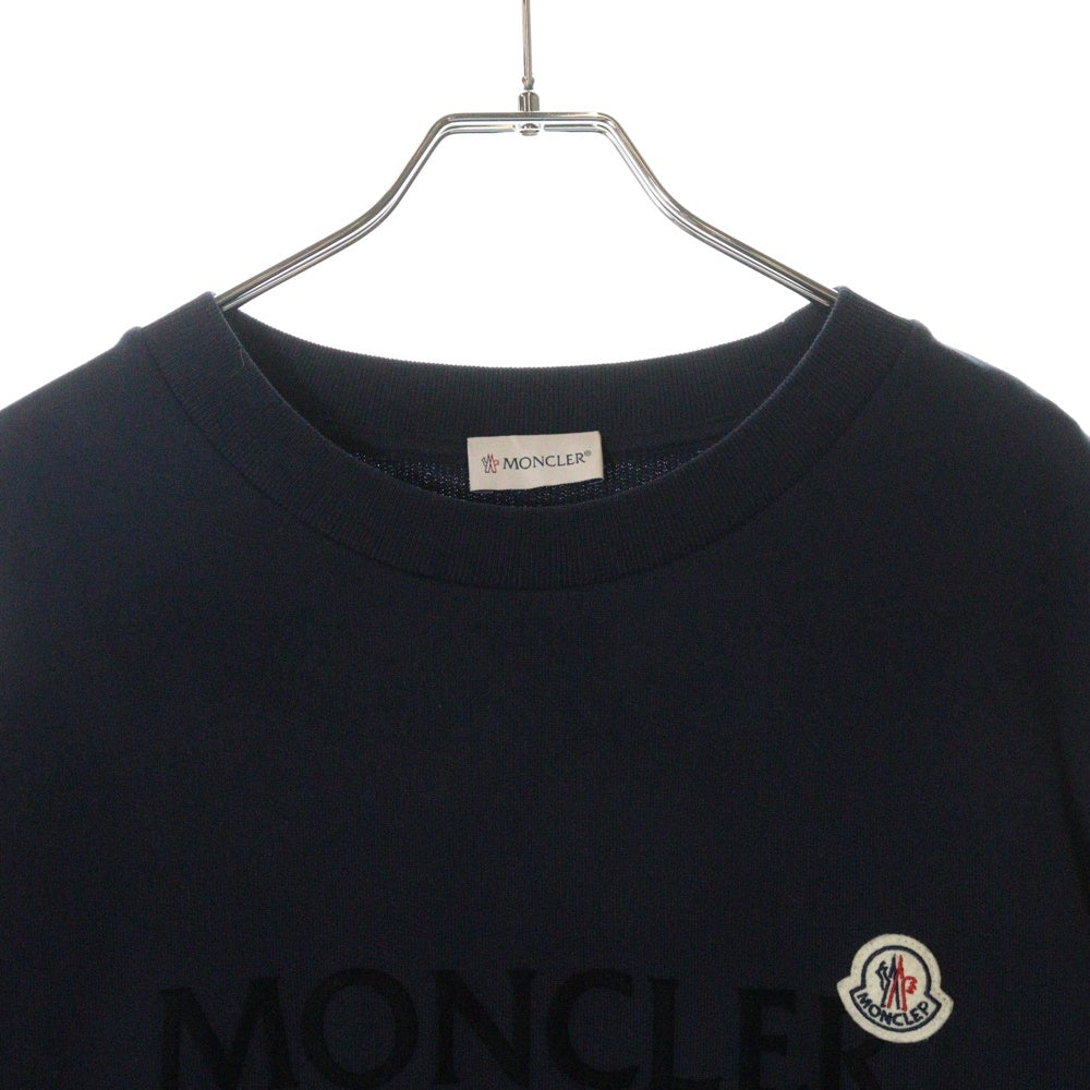 MONCLER(モンクレール) MAGLIA マグリア フロントロゴ クルーネックスウェットトレーナー ネイビー G20918G00023 809KR