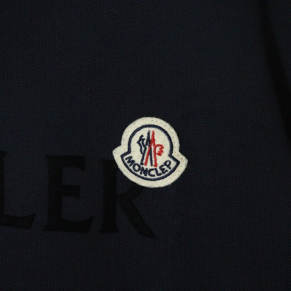 MONCLER(モンクレール) MAGLIA マグリア フロントロゴ クルーネックスウェットトレーナー ネイビー G20918G00023 809KR