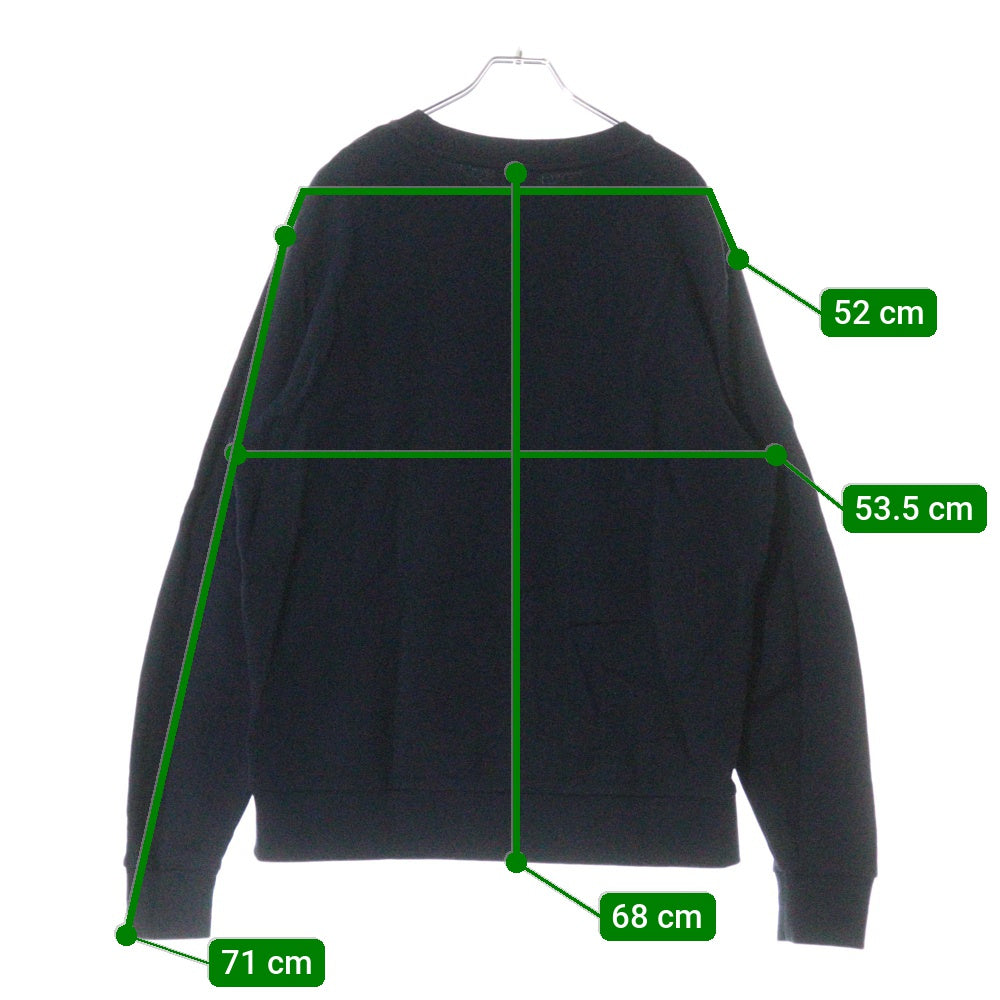 MONCLER(モンクレール) MAGLIA マグリア フロントロゴ クルーネックスウェットトレーナー ネイビー G20918G00023 809KR