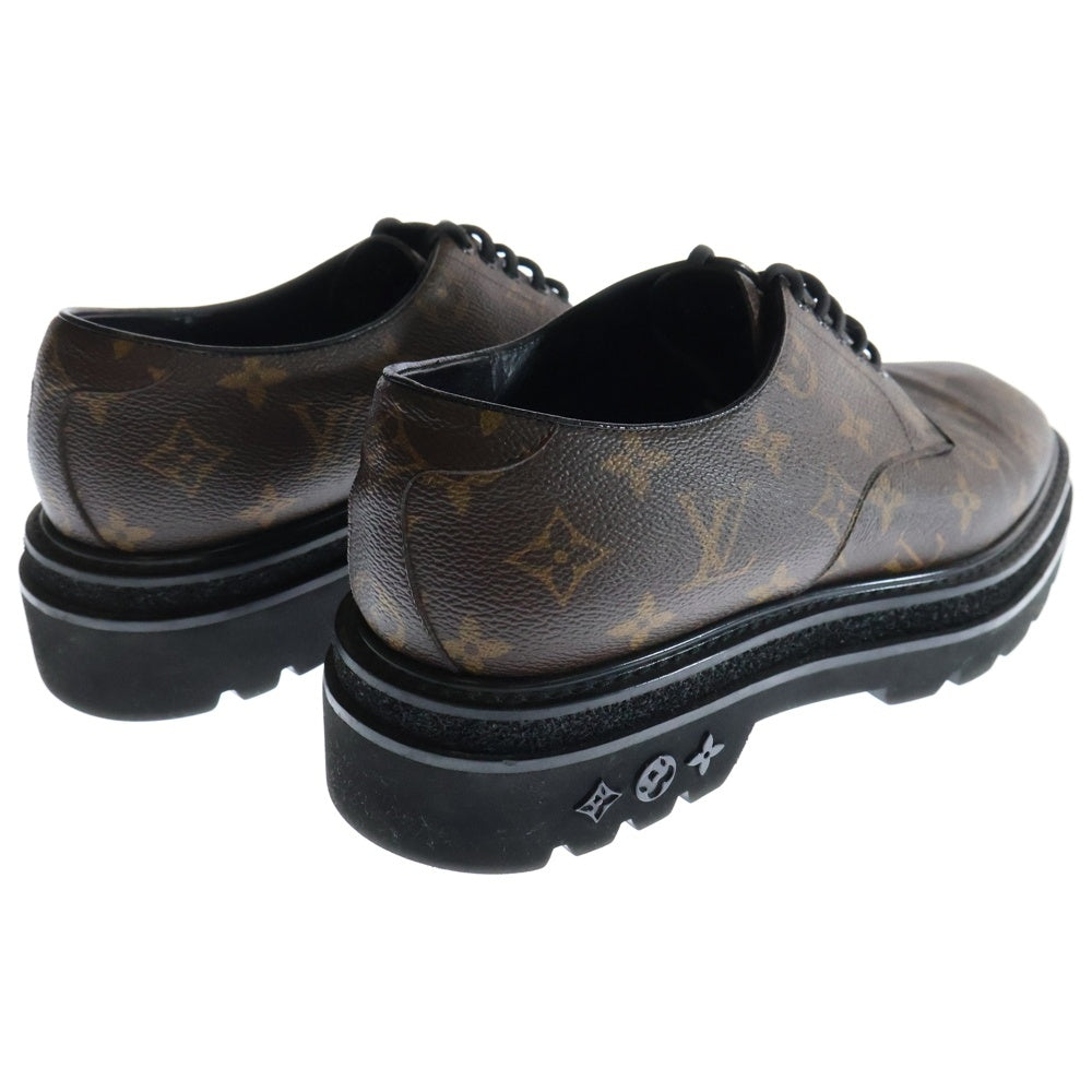 LOUIS VUITTON(ルイヴィトン) LVブラックアイスライン モノグラムレザーシューズ ブラウン DI0211