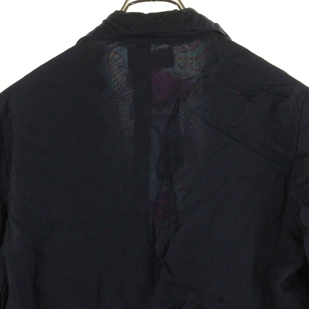 tricot COMME des GARCONS(トリコ コム デ ギャルソン) テーラードジャケット 裏地総柄 ネイビー TM-J023