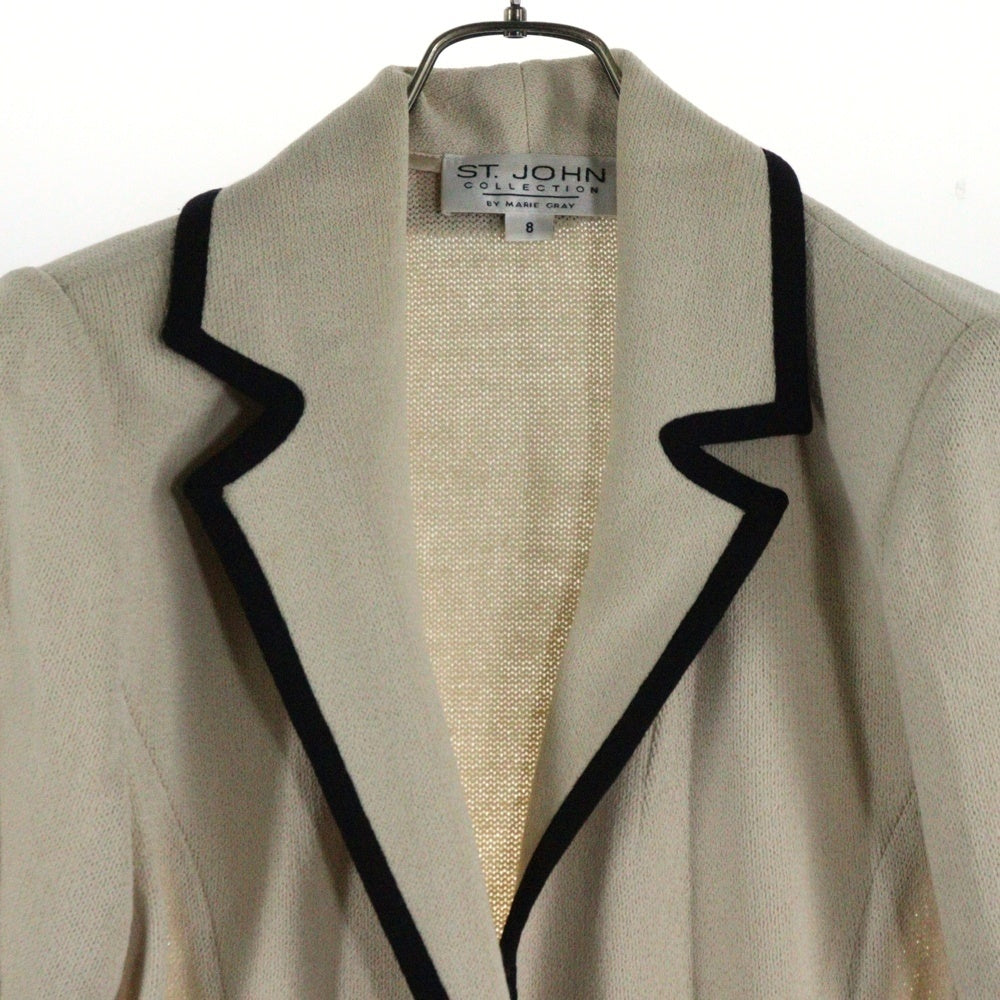 St. John(セントジョン) 2B TAILORED JACKET 2Bテーラードジャケット アイボリー