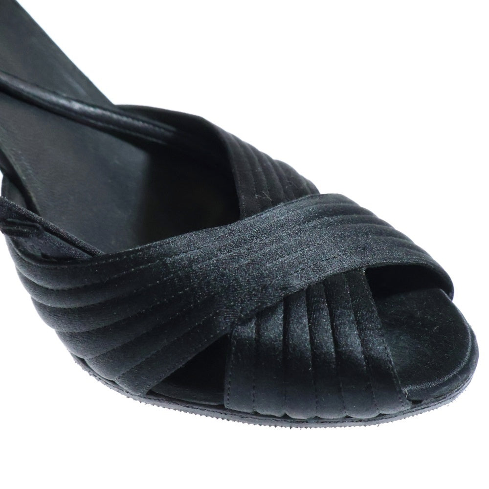 GUCCI(グッチ) Criss Cross Open Toe ピンヒール ブラック レディース