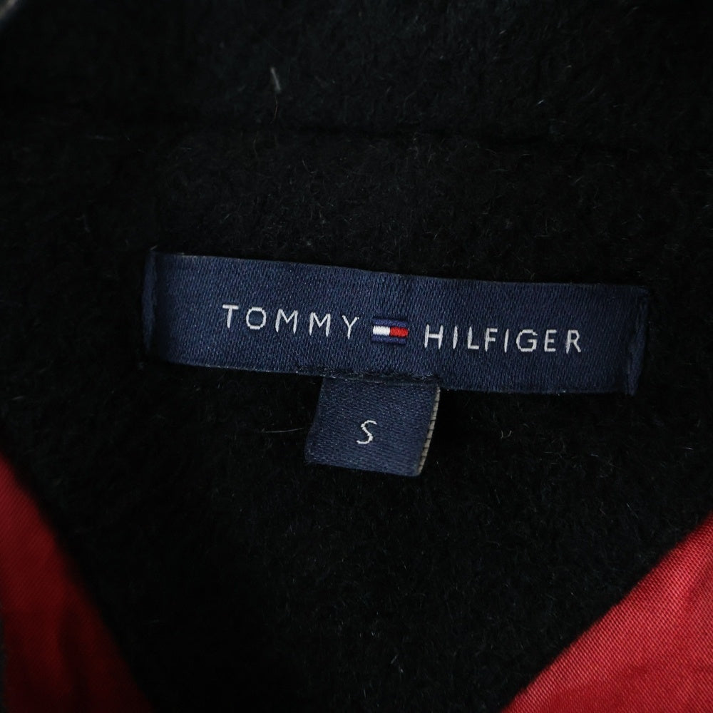 TOMMY HILFIGER(トミーヒルフィガー) SOUTIEN COLLAR COAT アンゴラ混ステンカラーコート ブラック 124-411202-240