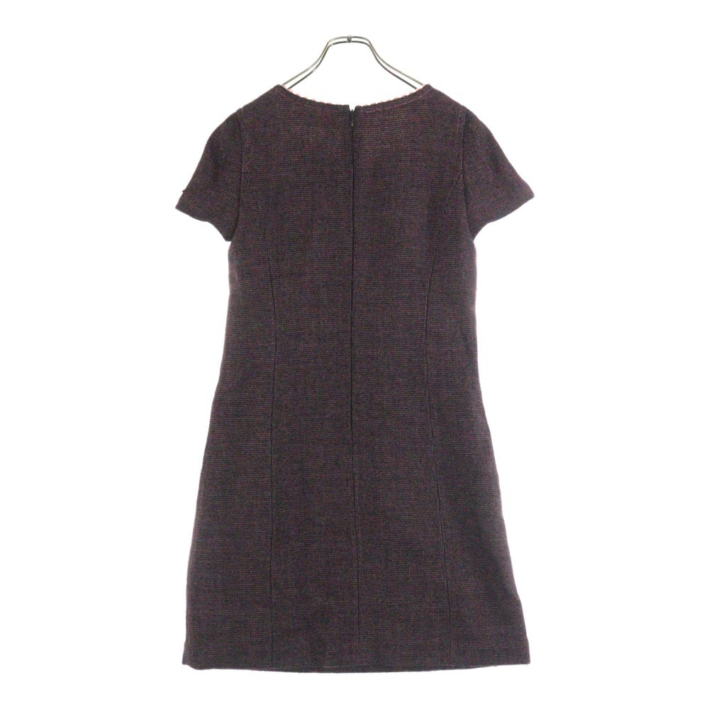 Chloe(クロエ) FRILL NECK ONE PIECEフリルネックワンピース ピンク レディース