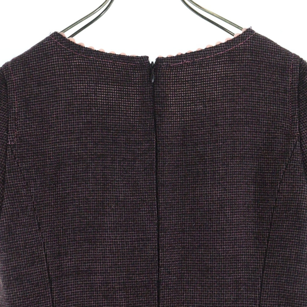 Chloe(クロエ) FRILL NECK ONE PIECEフリルネックワンピース ピンク レディース