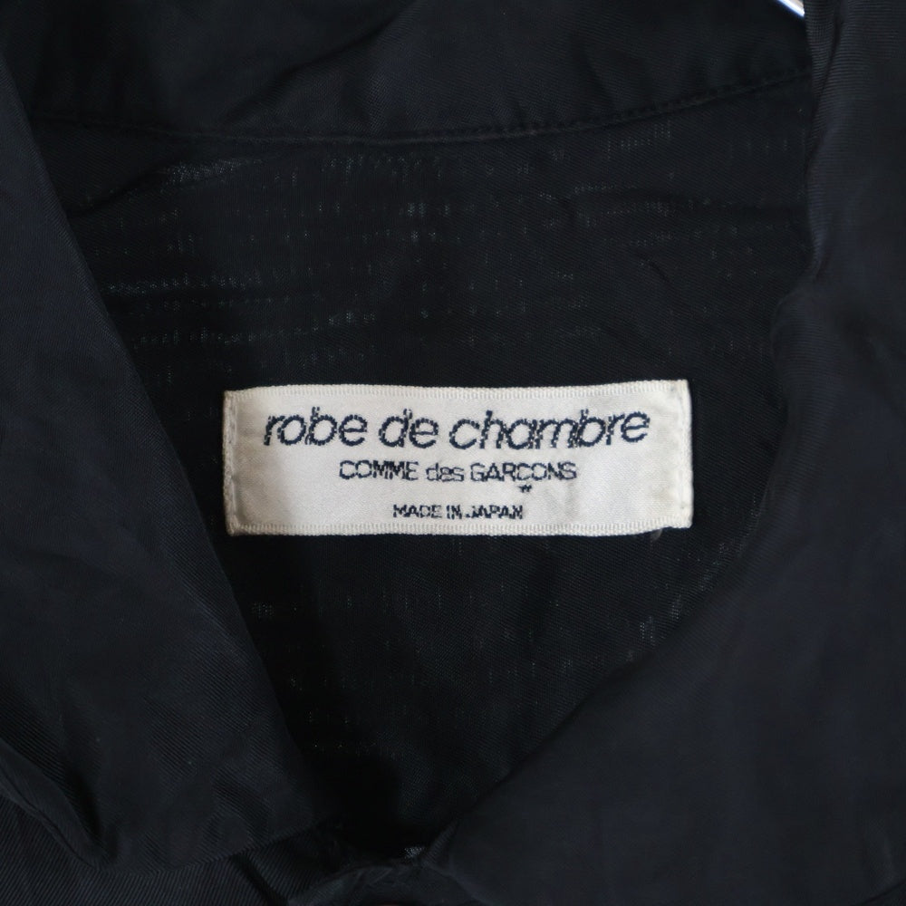 robe de chambre COMME des GARCONS(ローブドシャンブル コムデギャルソン) 長袖シャツブラウス ブラック RB-040020