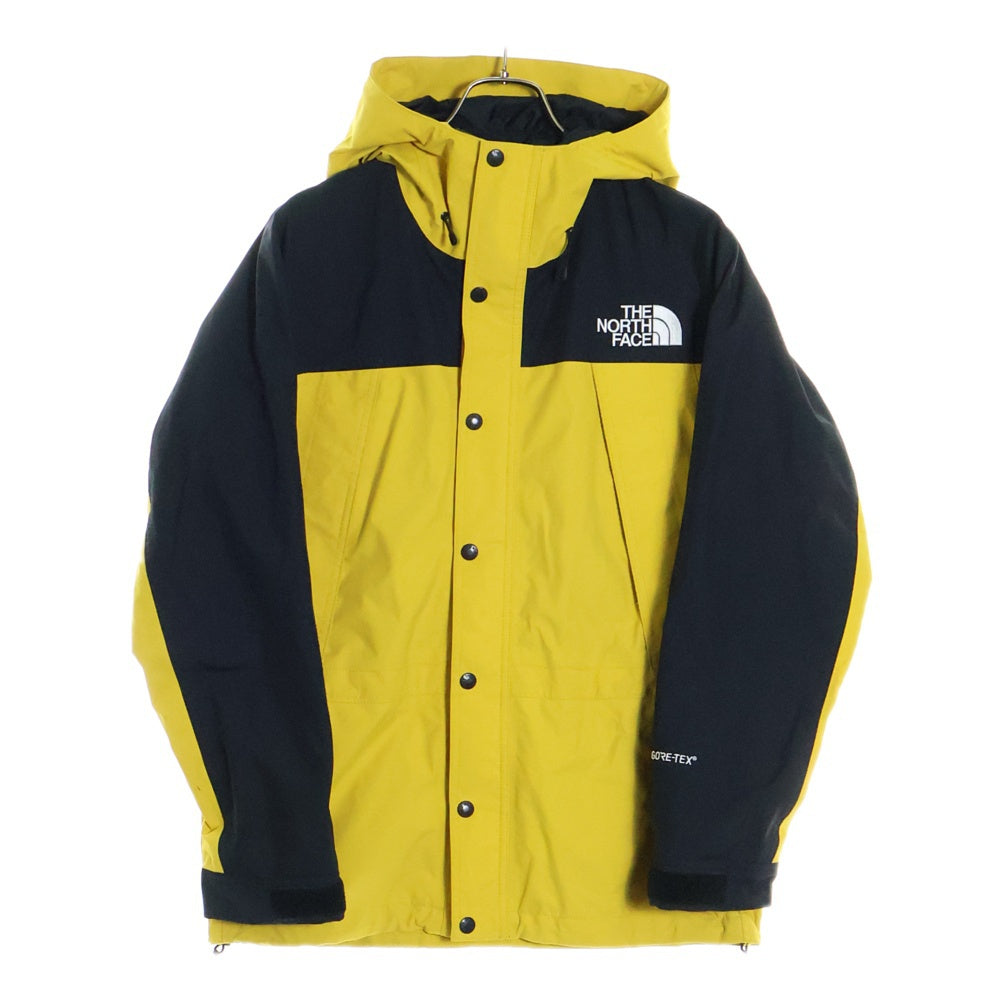 THE NORTH FACE(ザノースフェイス) GORE-TEX MOUNTAIN LIGHT JACKET ゴアテックス ナイロン ラマウンテンライトジャケット フーデッドマウンテンパーカ イエロー/ブラック NP11834