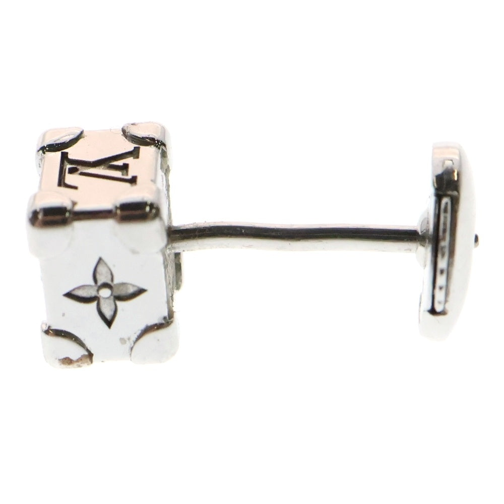 LOUIS VUITTON(ルイヴィトン) トランクピアス レ ガストン K18WG ダイヤスタッズピアス Q06281 ホワイトゴールド