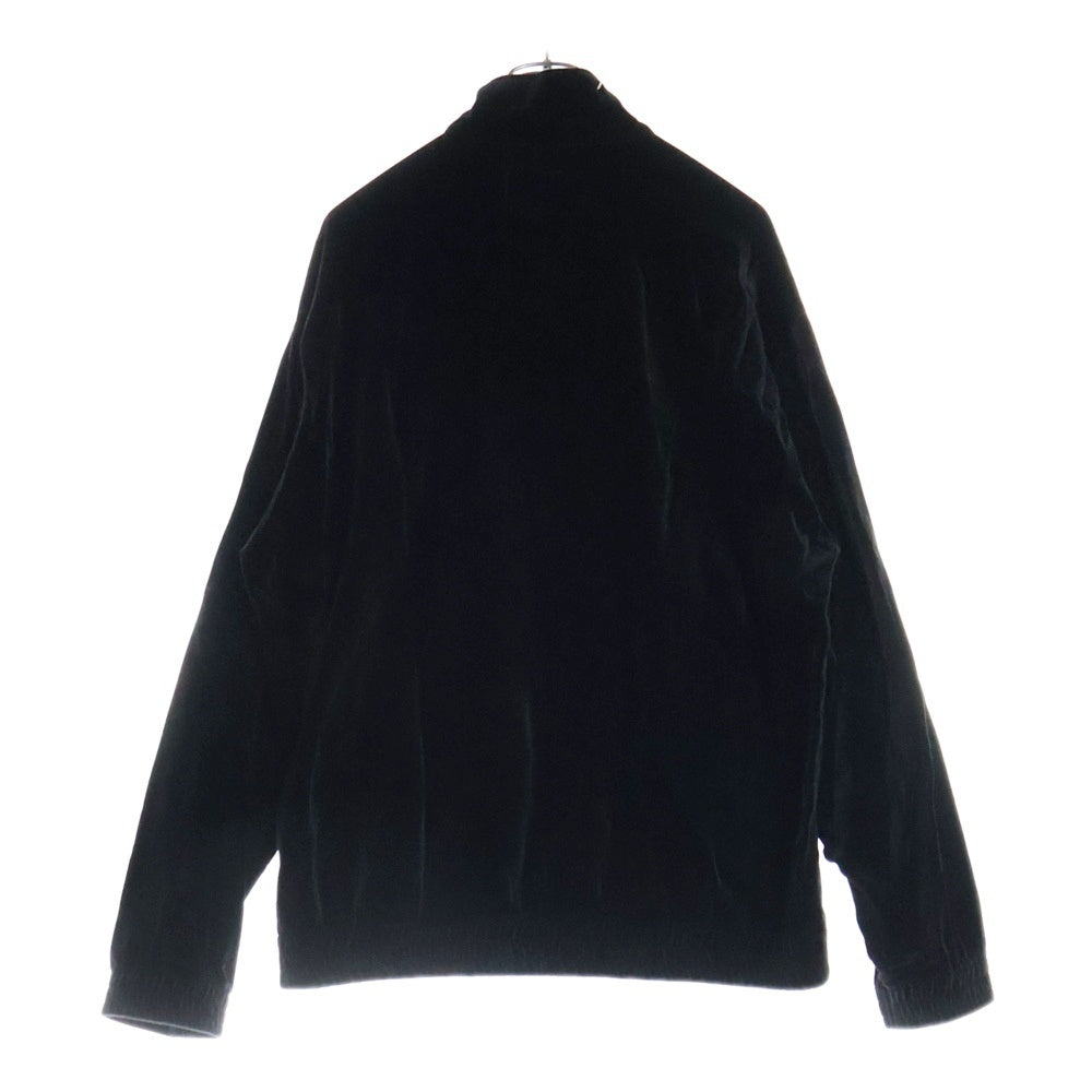 WACKO MARIA(ワコマリア) VELVET TRACK JACKET ロゴ刺繍ベロアトラックジャケット ブラック