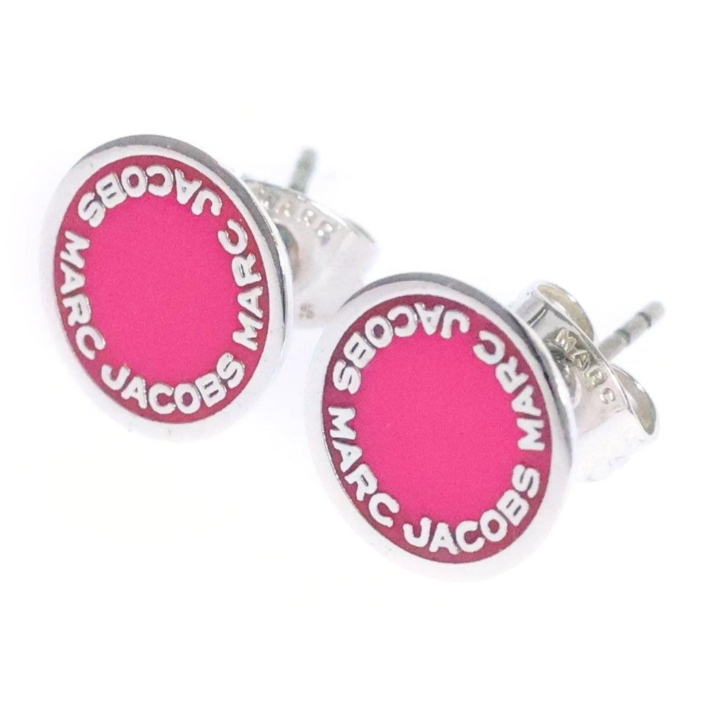 Heaven by Marc Jacobs(ヘブンバイマークジェイコブス) ロゴスタッズピアス ピンク/シルバー M0008544-655